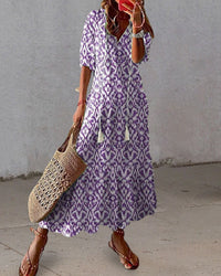Serenity | Bohemian Embrace Dress – Lila