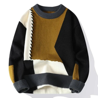 Grayson™ - Bequemer Strickpullover – Braun-Schwarz