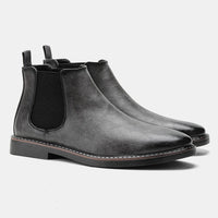 Sanford | Lederstiefel für Herren – Grau