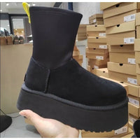 Heidi | Trendy Winterstiefel für die moderne Trendsetterin - Winter 2024 – Schwarz
