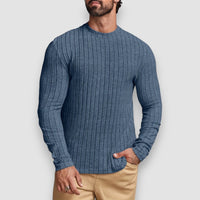 Zain | Long Sleeve Slim Fit – Blau