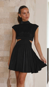 Beatrice Mini Robe – Schwarz