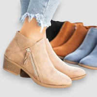 Luca | Orthopädische Lederstiefel – Beige