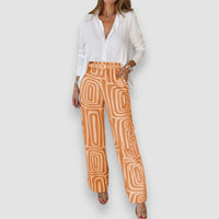 Olivia | Stilvolles Zweiteilige-Set – Orange