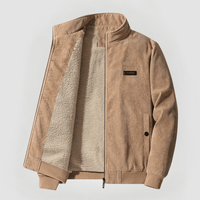 UDO · CORDJACKE MIT FLEECEFUTTER – Beige