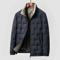 LUCA - ELEGANTE GESTEPPT JACK – Blau