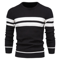 DAWSON - STRICKPULLOVER FÜR MÄNNER – Schwarz