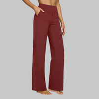 Calista | Elegante Hose aus weichem Jersey – Rot