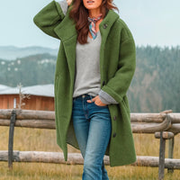 Olivia™ | Elegante Jacke aus Wolle – Dunkelgrün