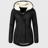 Claudia™ | Stilvolle wasserdichte Jacke – Schwarz