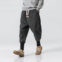 Ayu | Winter-Haremhose – Dunkelgrau