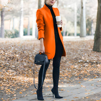 Jazmin - Bequemer Blazer – Orange