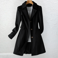 Maliah - Ganzjahres-Trenchcoat – Schwarz