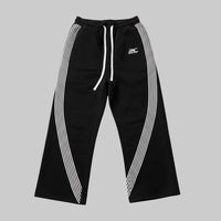 Ben | Herren Lässige Weite Hose – Schwarz