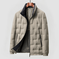 LUCA - ELEGANTE GESTEPPT JACK – Khaki