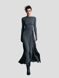 Merly™ - Elegantes Kleid mit Formender Wirkung – Grau