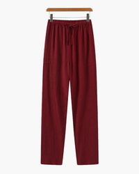Herren Bequeme Hose | Slim Fit – Rot