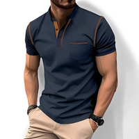 Brandon - Stilvolles Poloshirt – Blau