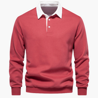 Hans | Freizeit-Poloshirt – Rot