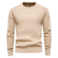 Sebastien –  Bequemer und stilvoller Pullover für Männer. – Khaki