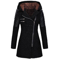 Rosemary | Winterjacke – Schwarz (mit Samtkapuze)
