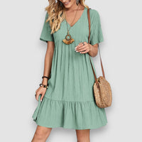 Lora | Elegantes Kleid – Mintgrün