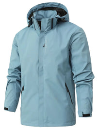 Norberto – Wasserdichte Jacke Mit Langen Ärmeln – Hellblau