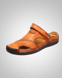 Jakob | Herren Orthopädische Pantoletten Sandalen – Braun