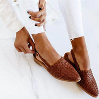 Damen Elegante Flache Schuhe | Geschlossene Schuhe – Braun