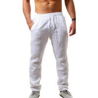 Dennis | Hose mit Kordelzug – Weiß