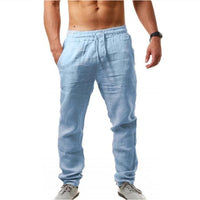 Dennis | Hose mit Kordelzug – Hellblau