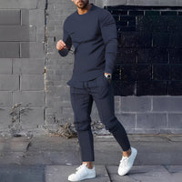 Adelard - Herren-Set mit Pullover und Hose – Marine
