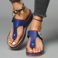 Jutelen | Premium Orthopädische Keil-Sandalen für den Sommer – Blau