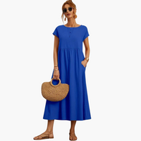 Annika | Kleid zeitloser Eleganz – Blau