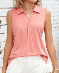 Kylie | Leichte ärmellose Bluse – Rosa
