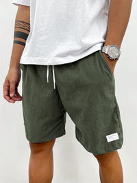 Herren Relaxed Fit Freizeit Kurze Shorts – Grün