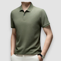 Laurent | Cotton Polo Shirt – Grün