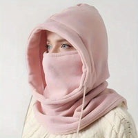 Leyelora | Winter Balaclava – Hooded Scarf für Damen & Herren – Rosa