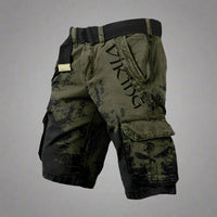 Leon | Premium-Shorts für Abenteurer – Grün Schwarz
