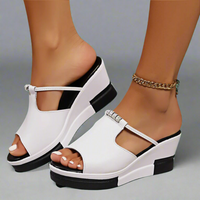 Voltruna | Premium Orthopädische Sandalen mit Absatz für maximalen Komfort – Weiß