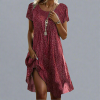Sylgarda | Stilvolles Sommerkleid – Rot
