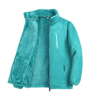 Kondra | Leichte Damen-Zip-Jacke, perfekt für draußen, Fleece-Weste – Hellgrün