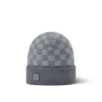 LV Damier Beanie – Grau