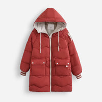 Elegante Winterjacke für Damen – Orange