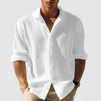 Herren Lässiges Button Down Hemd | Vielseitig Und Stilvoll – Weiß