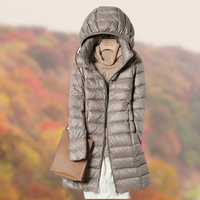 Kuschelige Regenjacke für Damen | Winter – Khaki