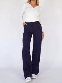 Samy - Modische weite Hosen – Blau