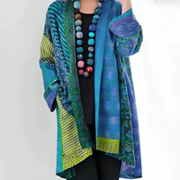 Sophie - Bequemer & Stilvoller Strickjacke – Blau