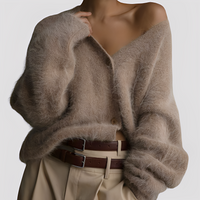 Lavena - Bequemer und wärmender Pullover – Dunkelkhaki