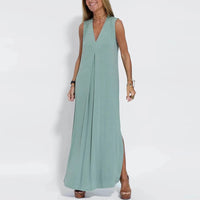 Olivia - Casual Elegant Kleid – Grün